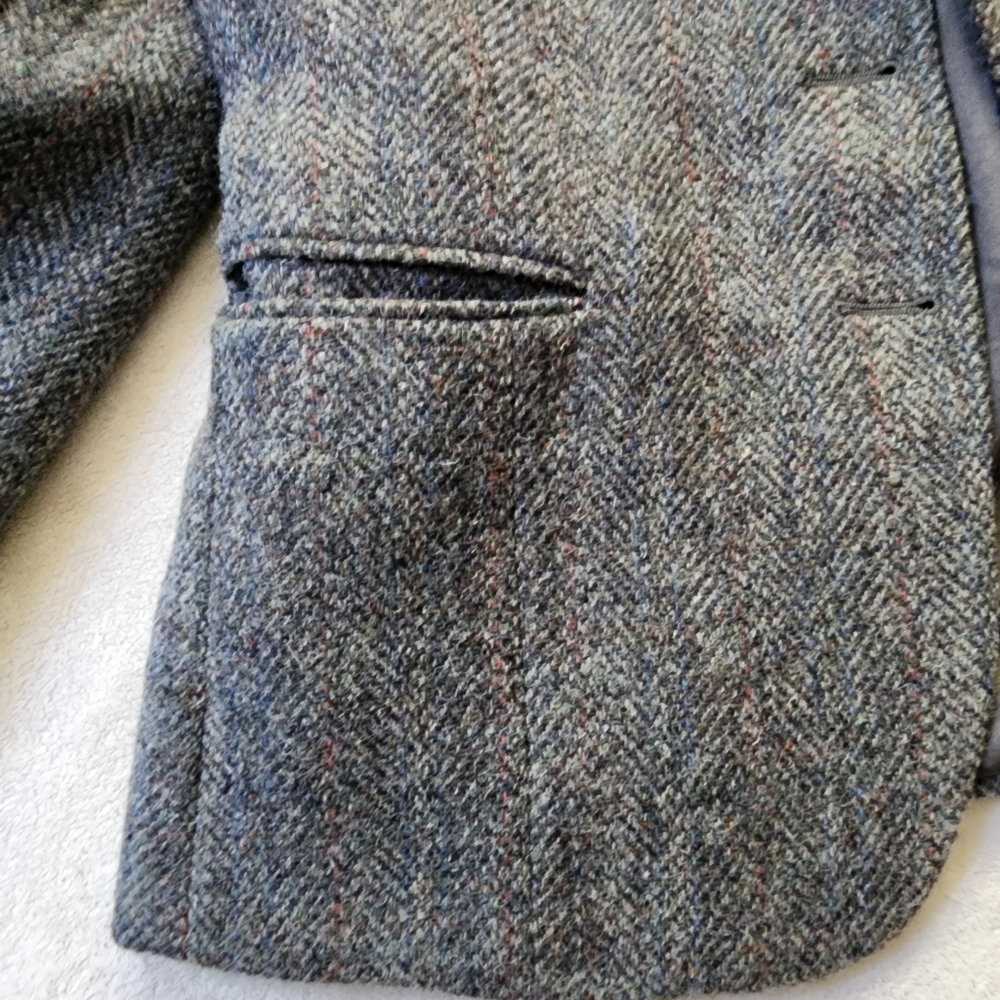 Harris Tweed Scottish Wool Blazer - Picture 11 of 13